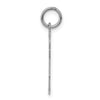 14k White Gold The Kids Small Heart Dress Girl Engravable Love Charm