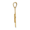 14k The Kids Solid Satin Small Boy Engravable Hugs Charm