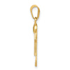14k The Kids Solid Engravable Small Boy with Hat on Right Joy Charm