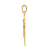 14k The Kids Solid Satin Medium Boy Engravable Love Charm