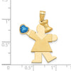 Birthstone Girl Charms