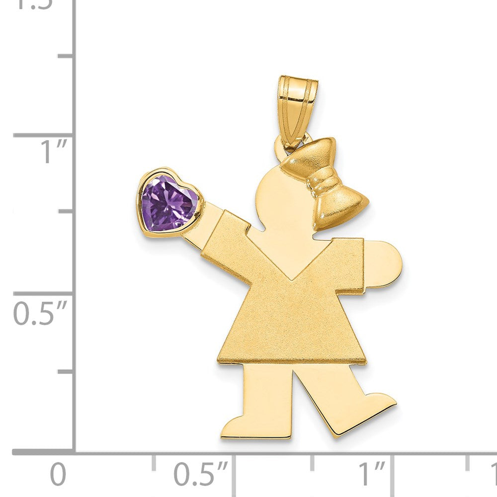 Birthstone Girl Charms