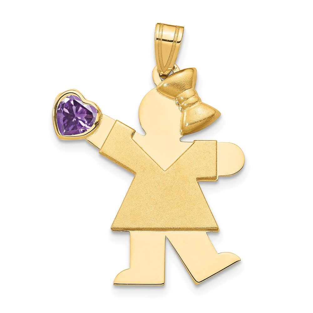 Birthstone Girl Charms