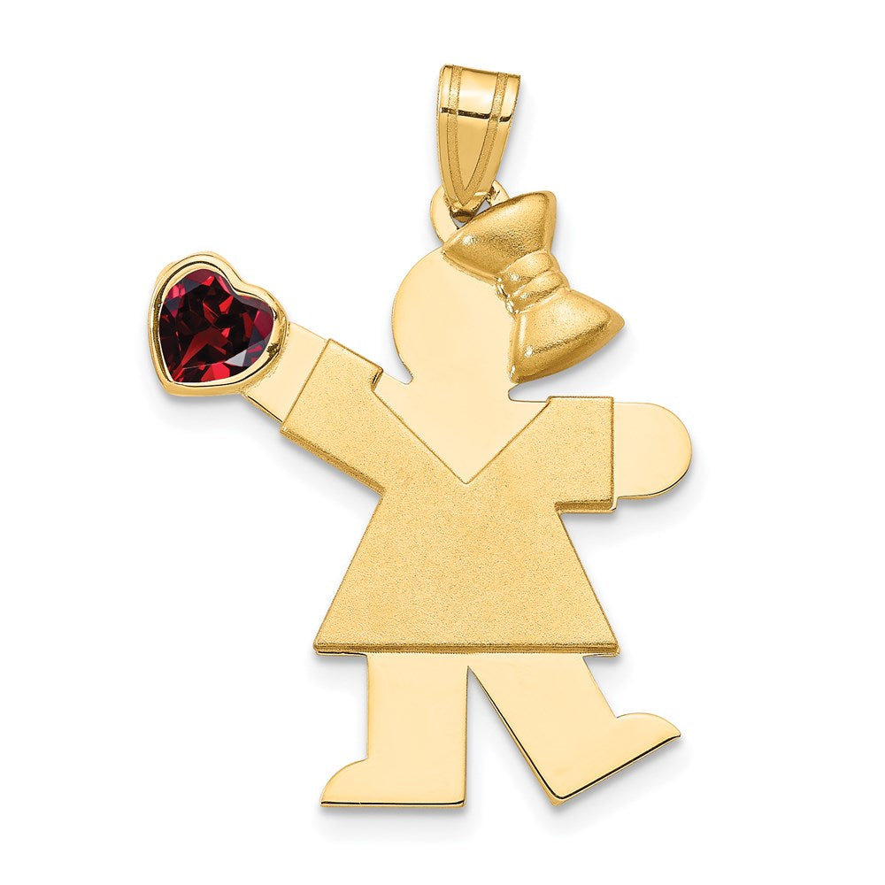 Birthstone Girl Charms