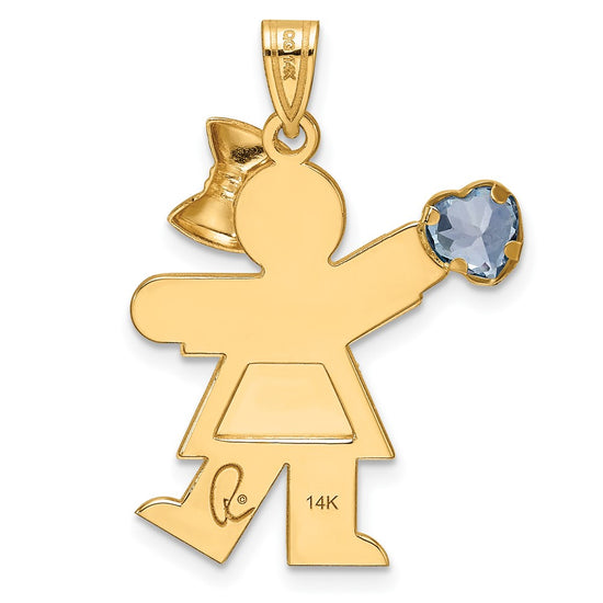 Birthstone Girl Charms