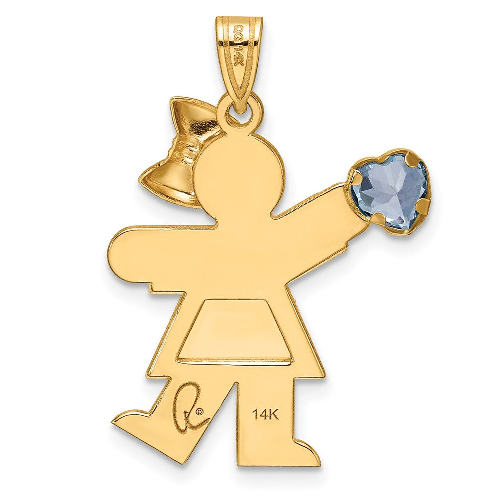 Birthstone Girl Charms