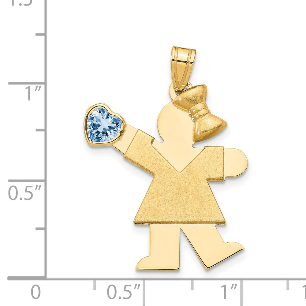 Birthstone Girl Charms