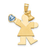 Birthstone Girl Charms