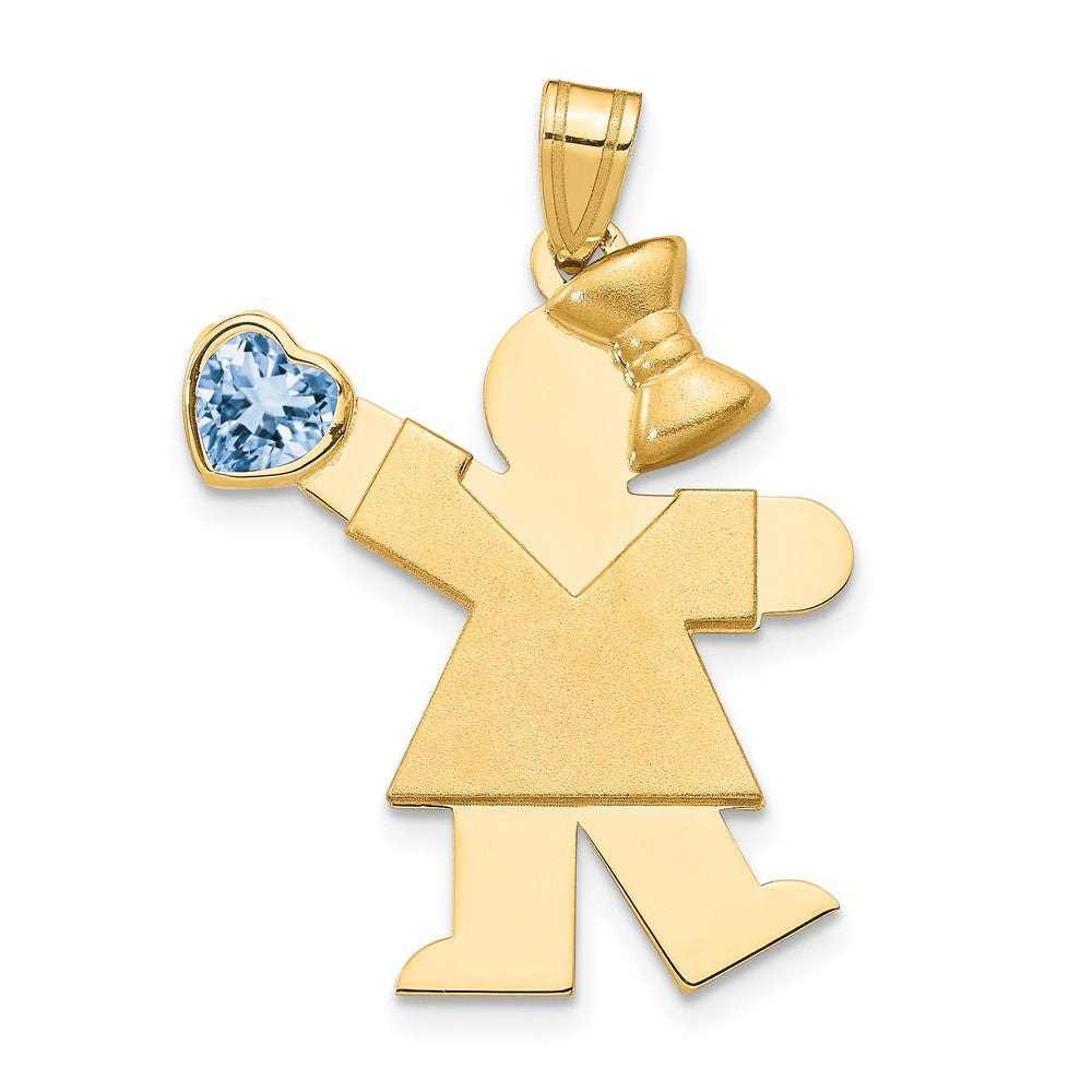 Birthstone Girl Charms