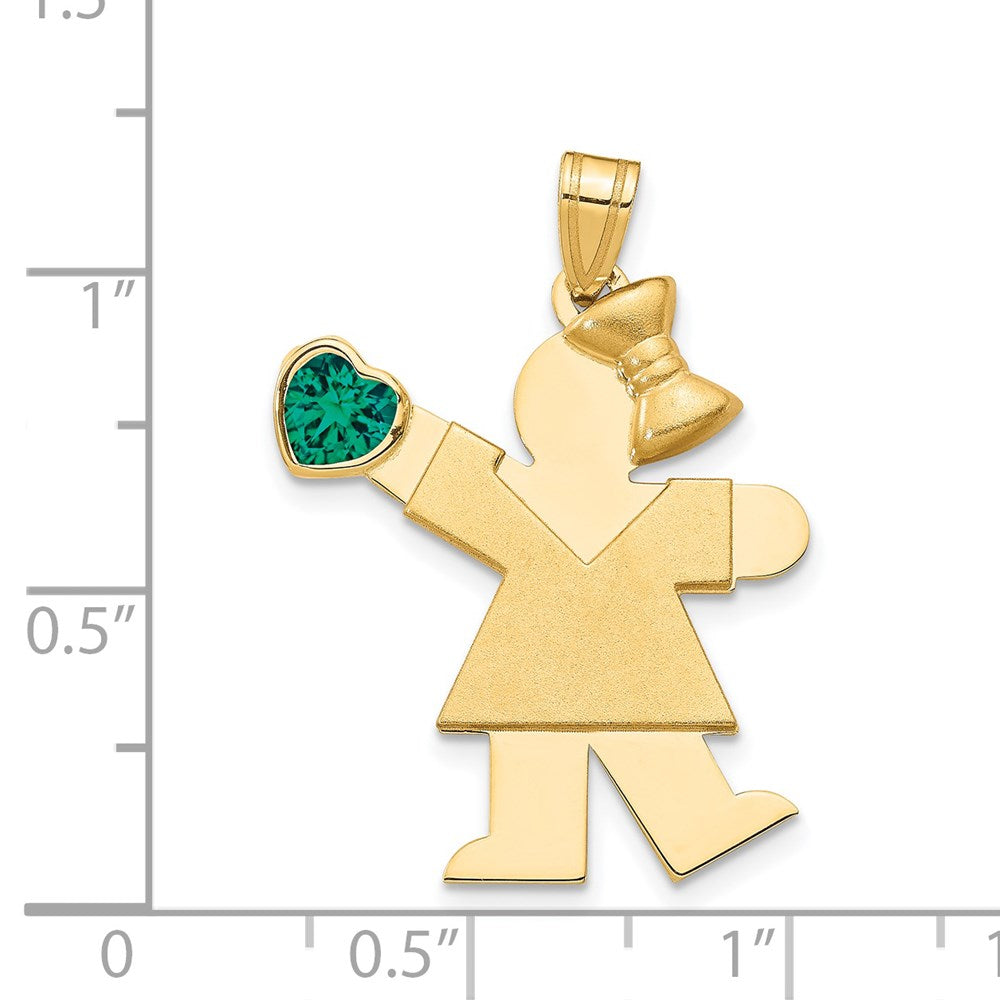 Birthstone Girl Charms