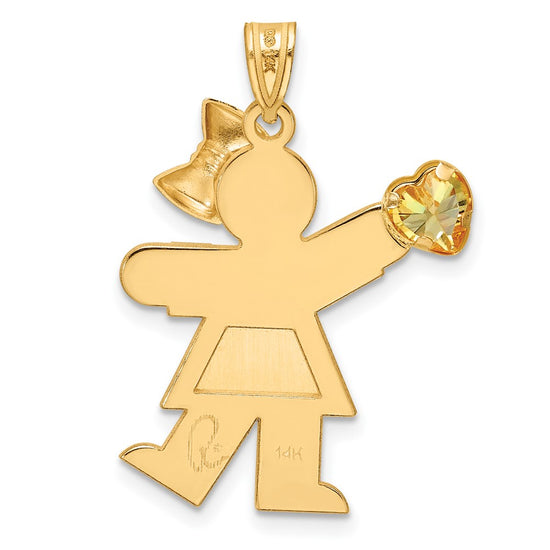 Birthstone Girl Charms