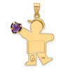 Birthstone Boy Charms