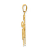 14k The Kids Big Boy and Little Boy Engravable Hugs Charm