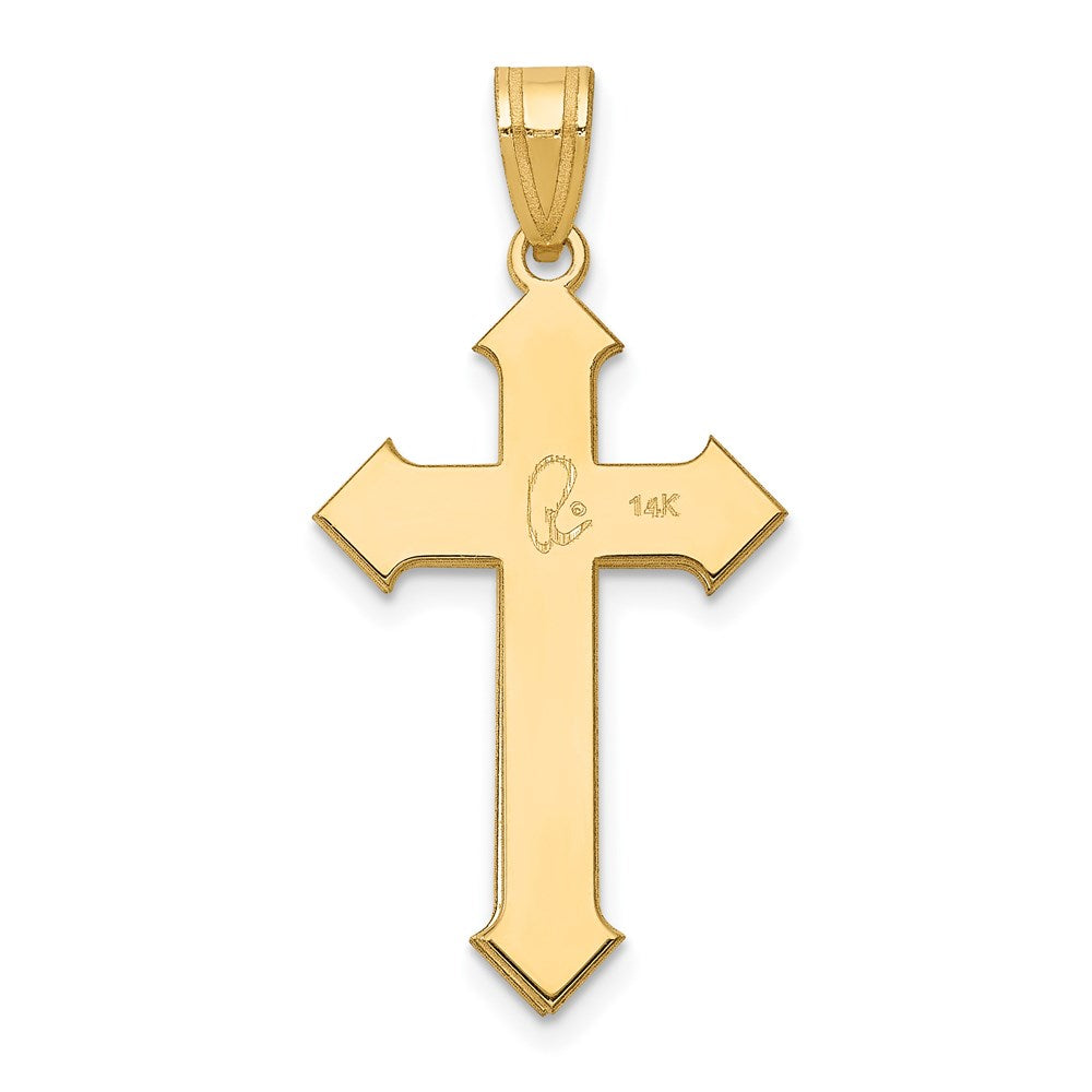 Gold Passion Cross Pendant