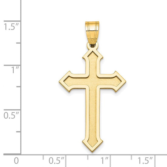 Gold Passion Cross Pendant