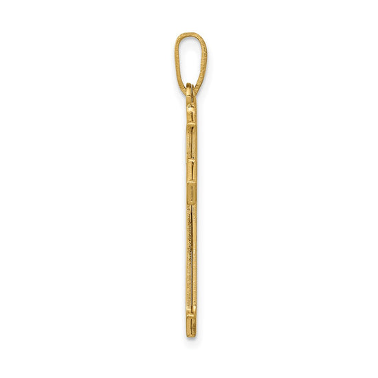 Gold Passion Cross Pendant