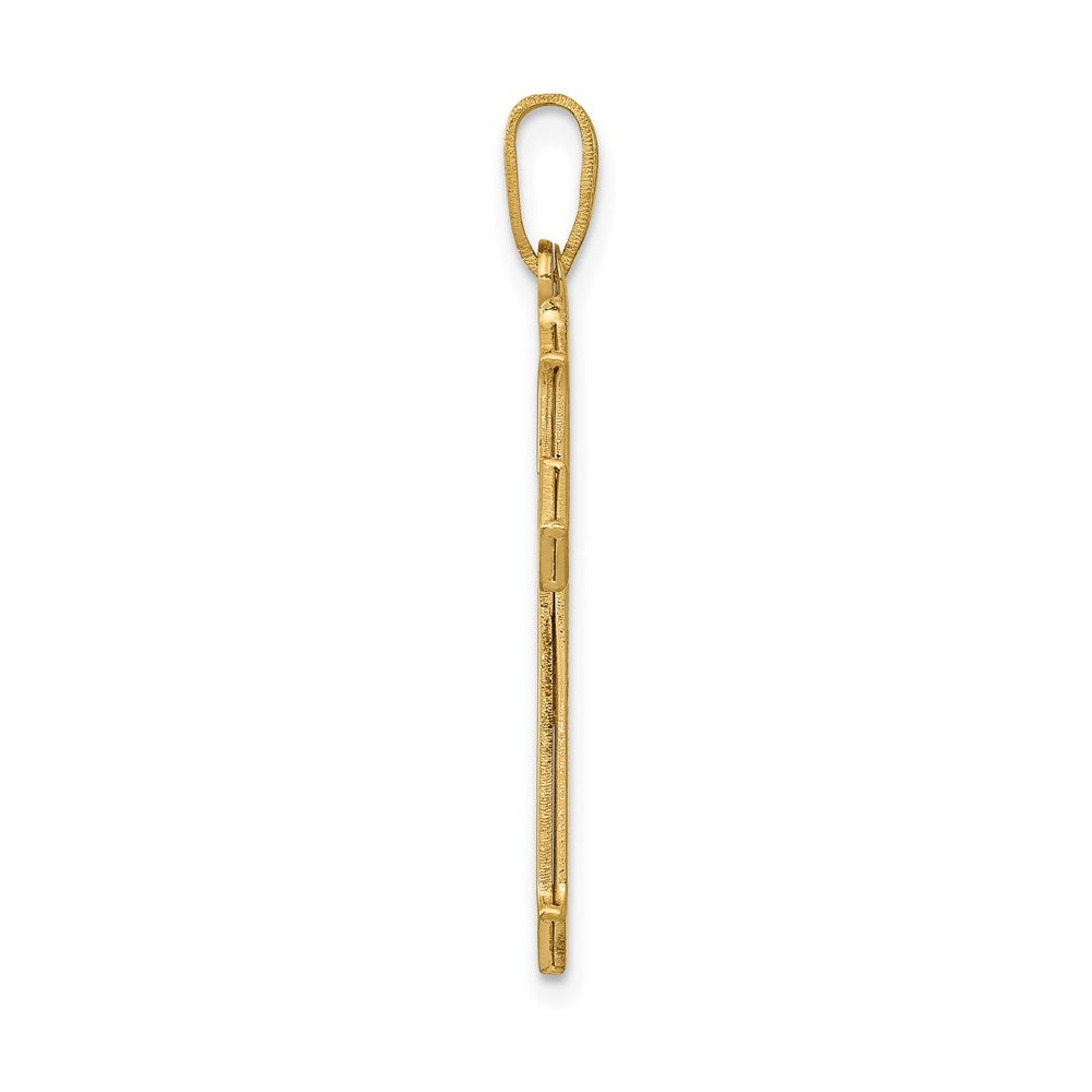 Gold Passion Cross Pendant