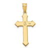 Gold Passion Cross Pendant