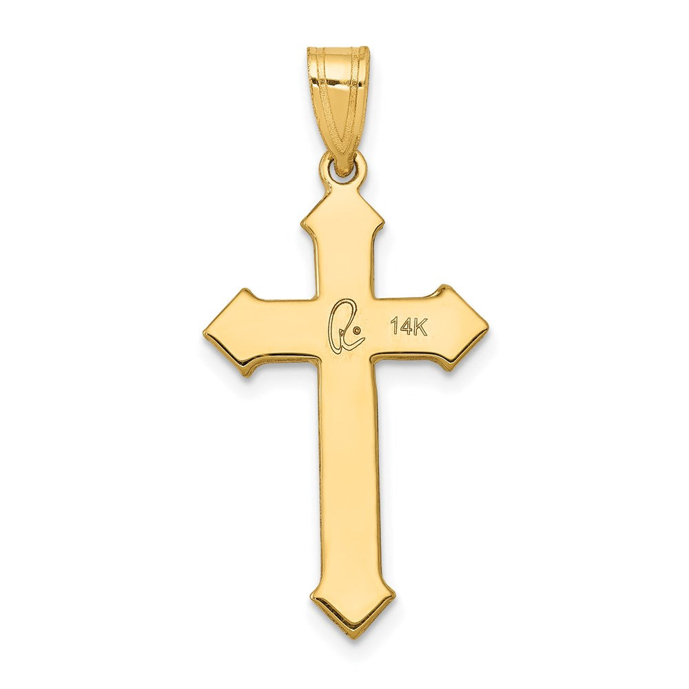 Gold Passion Cross Pendant