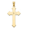 Gold Passion Cross Pendant