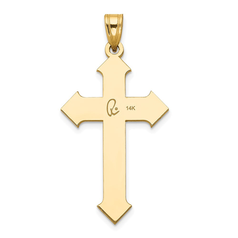 Gold Passion Cross Pendant