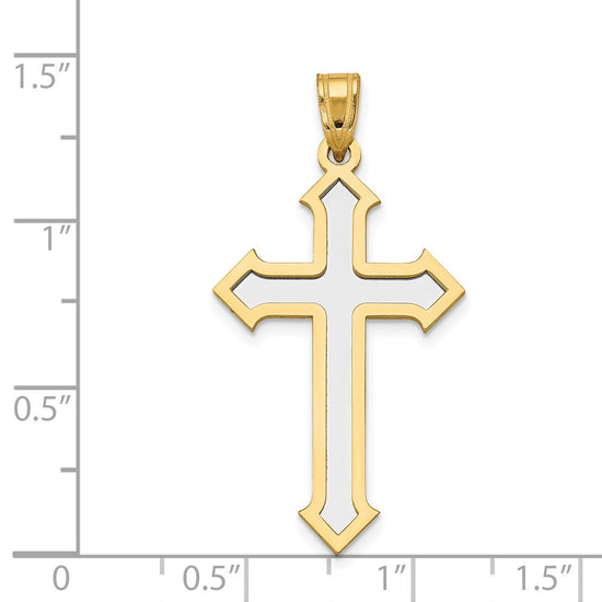 Gold Passion Cross Pendant