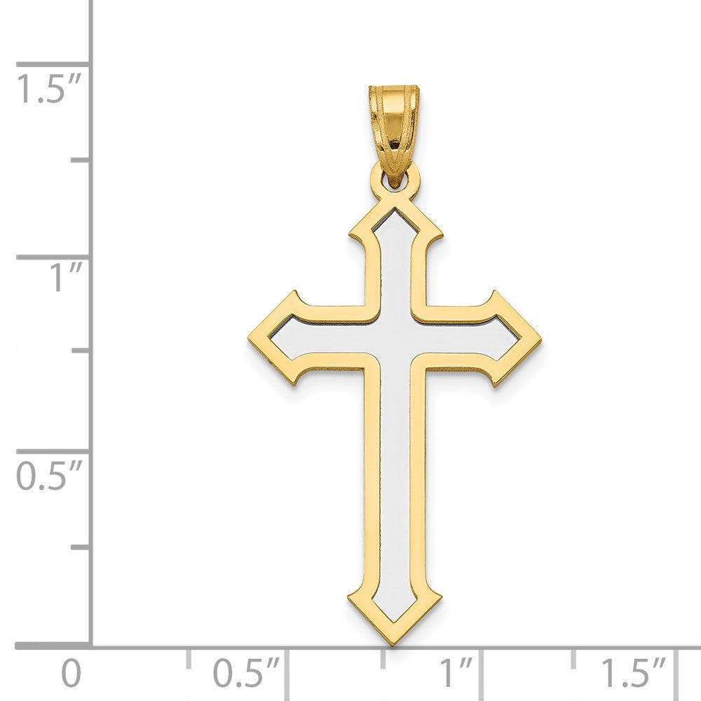 Gold Passion Cross Pendant