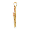 14k Two-tone The Kids Big Girl and Little Girl Engravable Love Charm