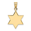 Gold Star of David Pendants