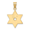 14K Two-Tone Star Of David Pendant