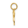 14k The Kids Mini Girl Love Charm