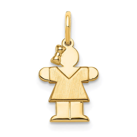 Gold Polished Kids Collection Birthstone Pendants