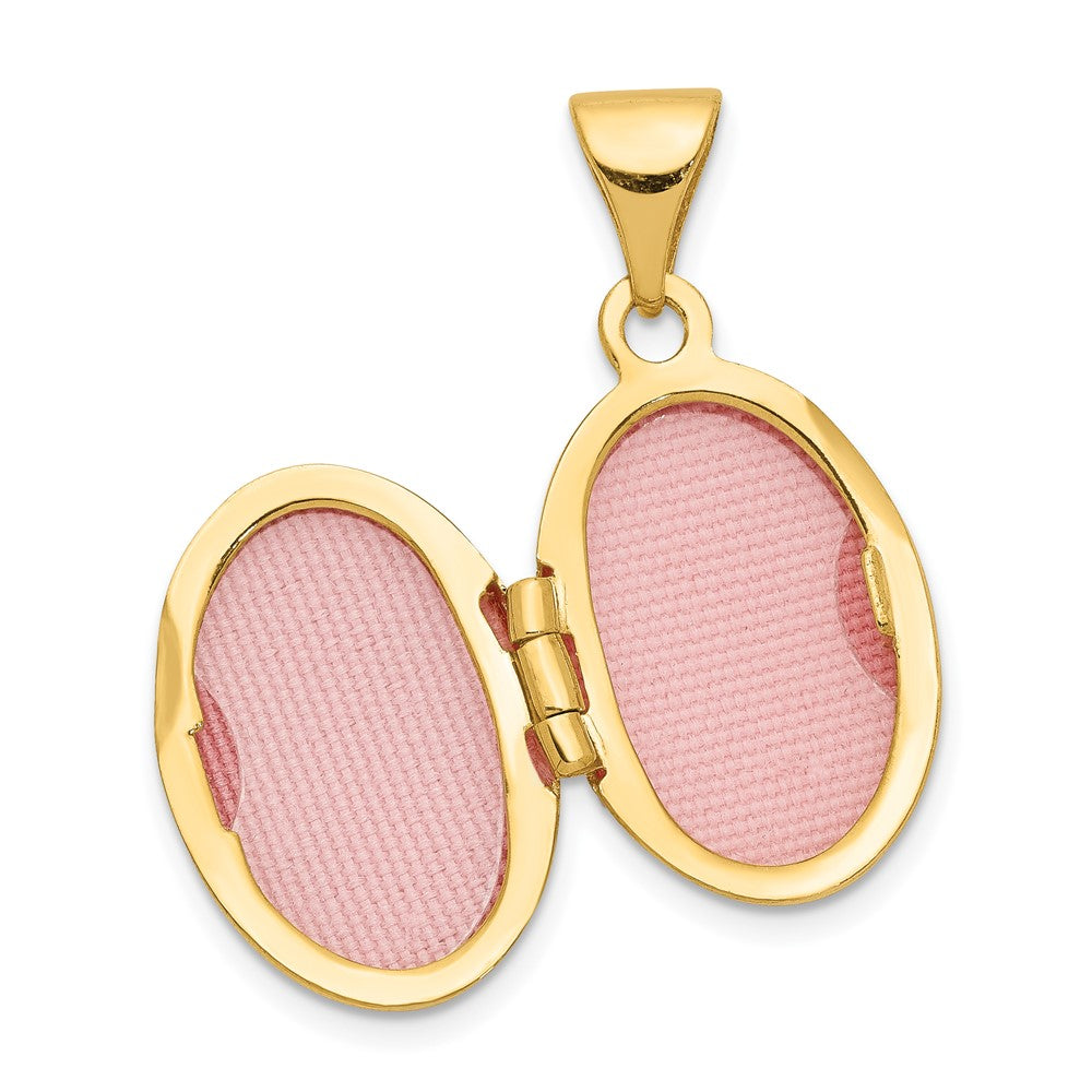 Gold Polished Heart Lockets