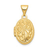 Gold Polished Heart Lockets