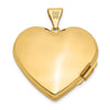 14k Diamond Floral 21mm Heart Family Locket Holds 4 Photos
