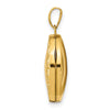 14k Scalloped Border 17mm Oval Locket