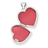 Gold Polished Double Heart Lockets