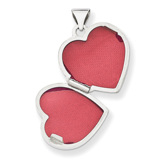 Gold Polished Double Heart Lockets