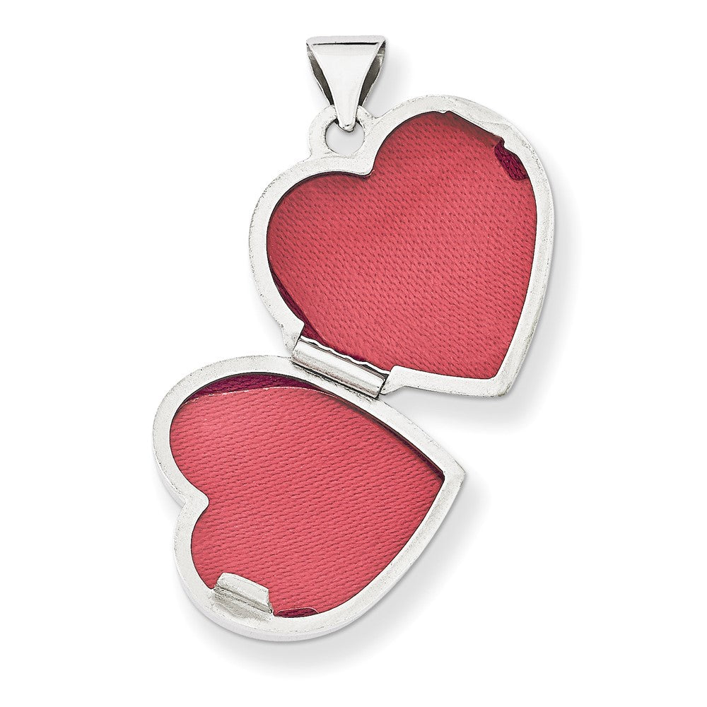 Gold Polished Double Heart Lockets