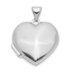 Gold Polished Heart Lockets