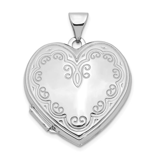 Gold Polished Heart Lockets