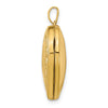 14k Scallop Design 21mm Heart Locket