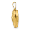Gold Polished Double Heart Lockets