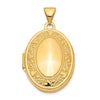 14k Heart Border 21mm Oval Locket