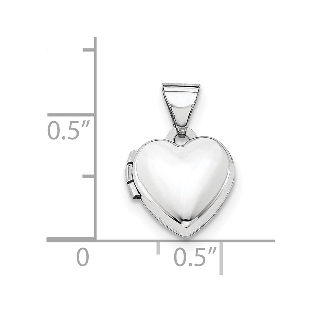 Gold Polished Heart Lockets