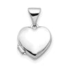 Gold Polished Heart Lockets