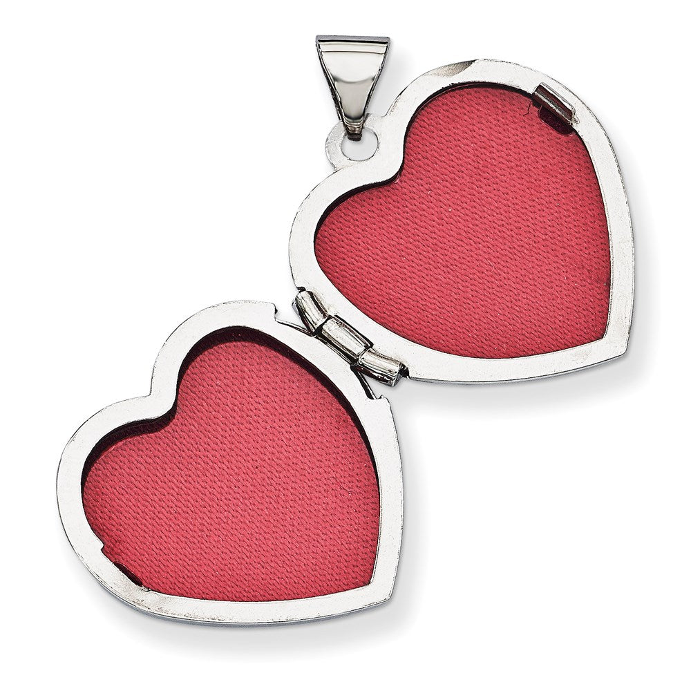 Gold Polished Claddagh Heart Lockets