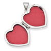 Gold Polished Claddagh Heart Lockets