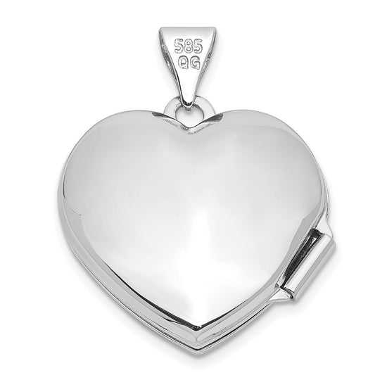 Gold Polished Heart Lockets