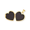 14k Polished Plain 15mm Heart Locket
